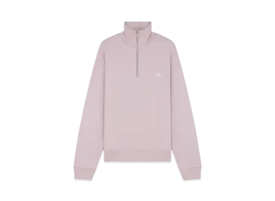 Maison Kitsune Women'S Baby Fox Patch Half-Zip Sweatshirt "Snapdragon"