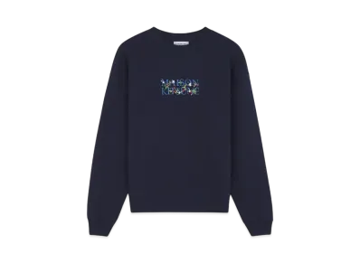 Maison Kitsune Strawberry Leaf Comfort Sweatshirt "Navy"