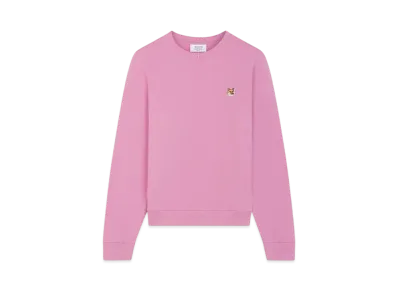 Maison Kitsune Women'S Fox Head Patch Regular Sweatshirt "Fae pink"