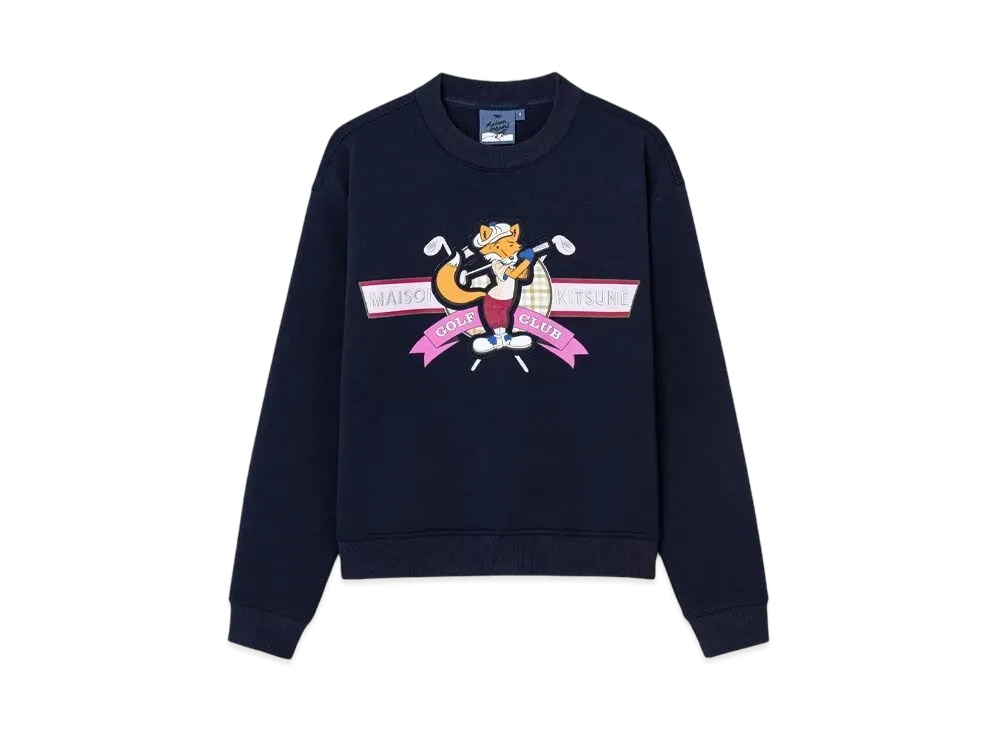 Maison Kitsune Swing Fox Club Sweatshirt "Navy"