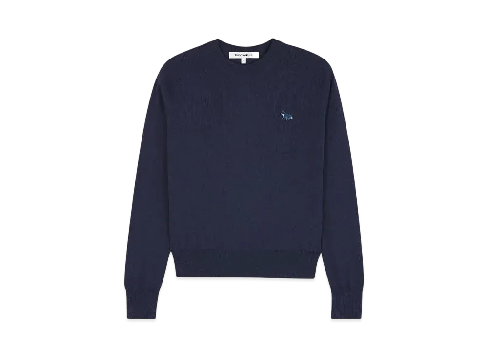 Maison Kitsune Baby Fox Patch Regular Jumper "Deep Navy"