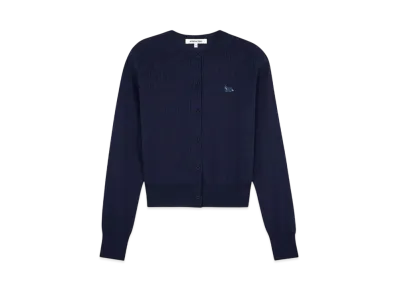 Maison Kitsune Baby Fox Patch Regular Cardigan "Deep Navy"