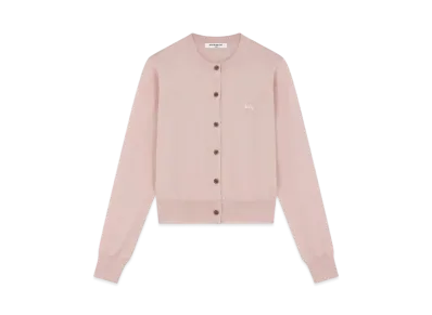 Maison Kitsune Baby Fox Patch Regular Cardigan "Pasture rose"