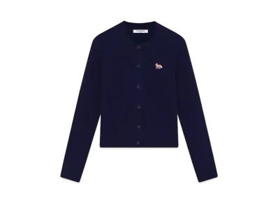 Maison Kitsune Baby Fox Patch Fit Cardigan "Navy"