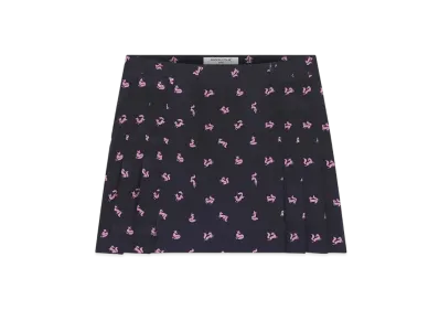 Maison Kitsune Pleated Mini Skirt "Black"