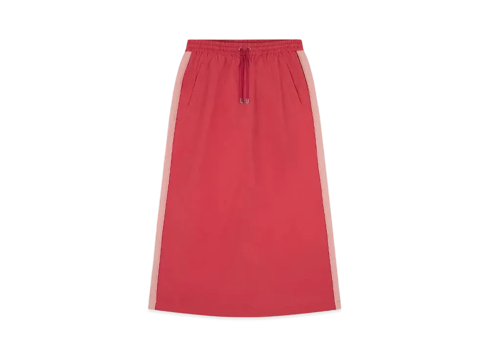 Maison Kitsune Flash Fox Long Skirt "Sierra/Acer Leaf"