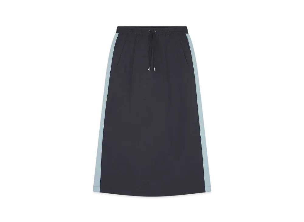Maison Kitsune Flash Fox Long Skirt "Placid/Black"