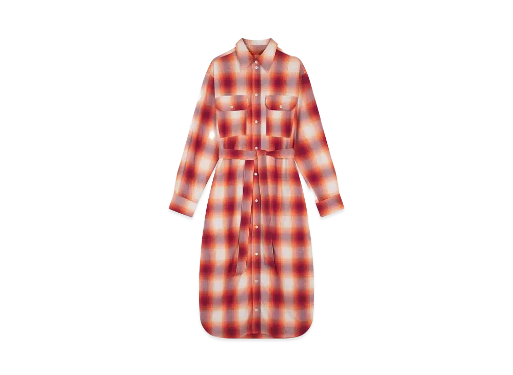 Maison Kitsune Oversized Shirt Dress "Sierra/Off White"