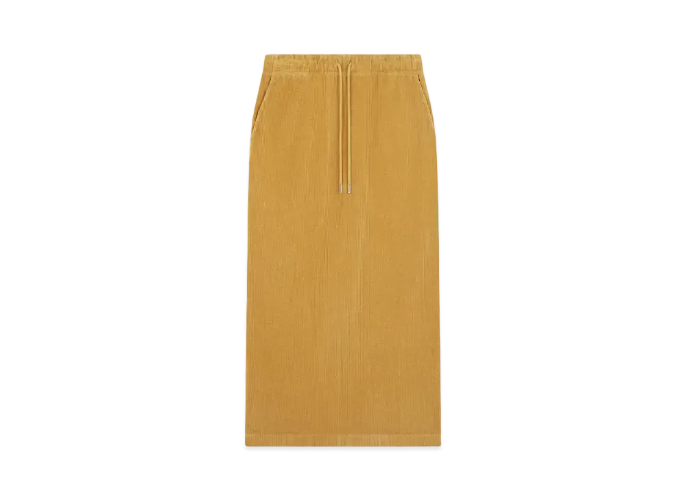 Maison Kitsune Corduroy Long Skirt "Chino Beige"