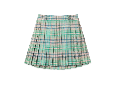 Maison Kitsune Golf Check Skirt "Beige Check"