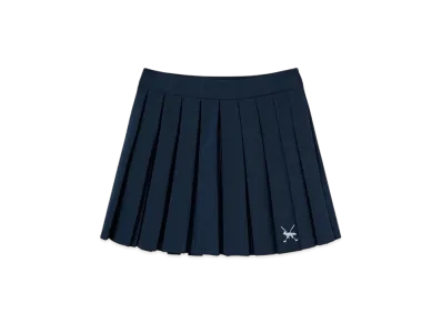Maison Kitsune Golf Spring Basic Pleated Skirt "Navy"