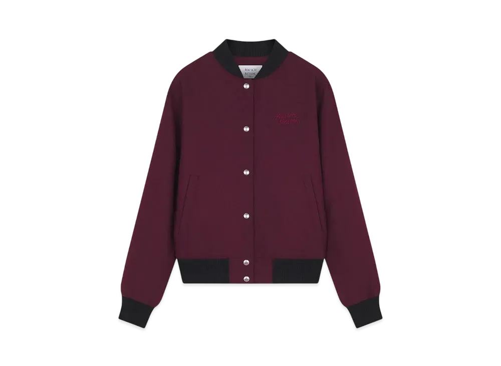 Maison Kitsune Teddy Blouson "Redstar"