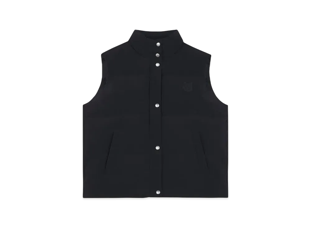 Maison Kitsune Sleeveless Puffer Vest "Black"