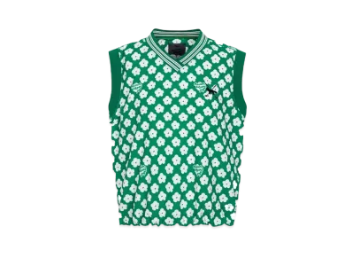 Maison Kitsune Golf Profile Fox Summer Vest "Light Green"