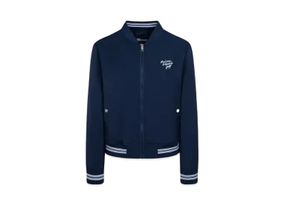 Maison Kitsune Golf Fox Head Stadium Jacket "Navy"