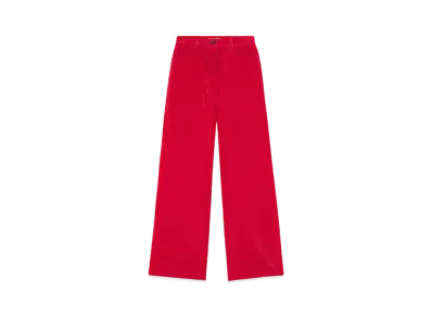 Maison Kitsune Patch Pocket Pants "Autumn Red"