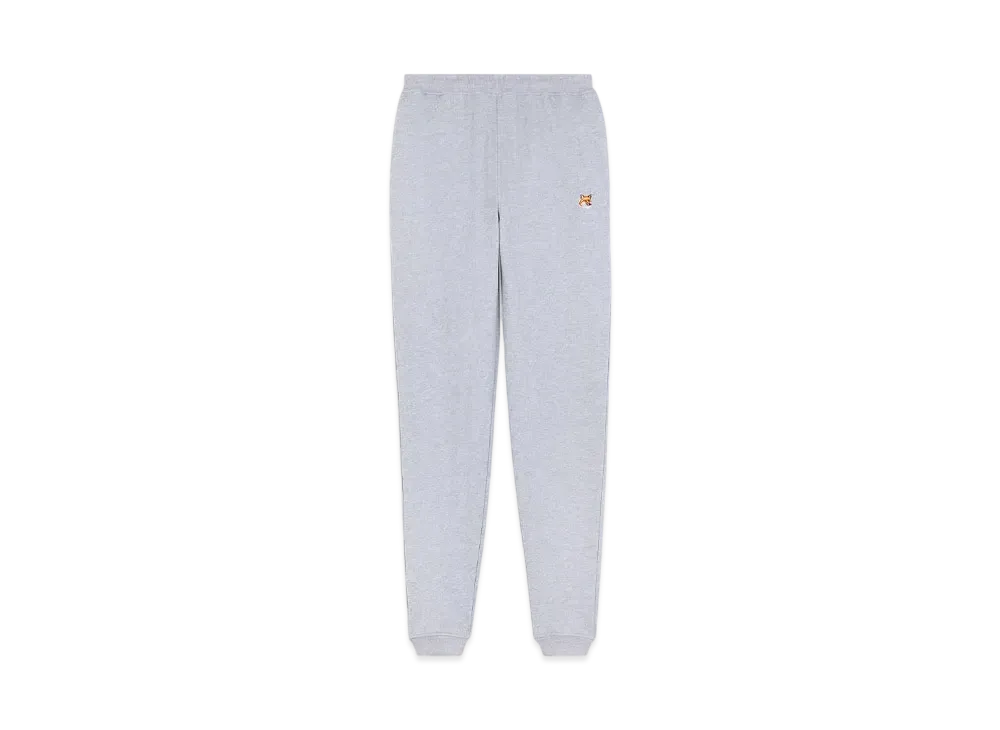 Maison Kitsune Fox Head Patch Regular Jog Pants "Light Grey Melange"