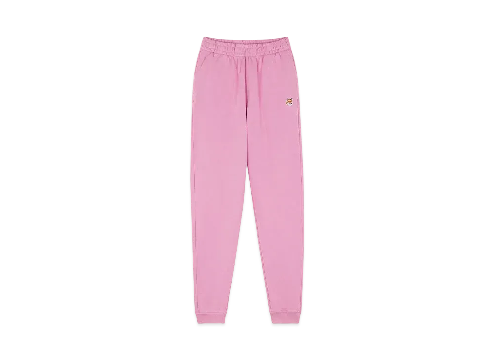 Maison Kitsune Fox Head Patch Regular Jog Pants "Fae Pink"