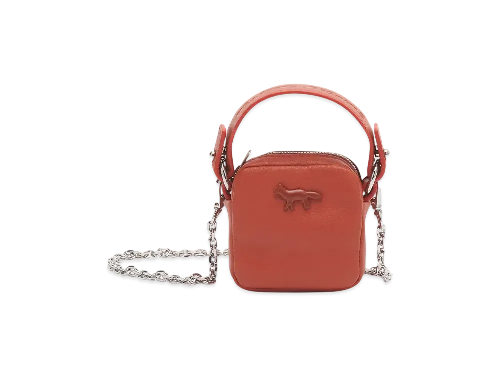 Maison Kitsune Cloud Mini Coin Case "Redwood"