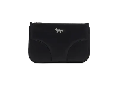 Maison Kitsune Boogie Zip Pouch "Black"