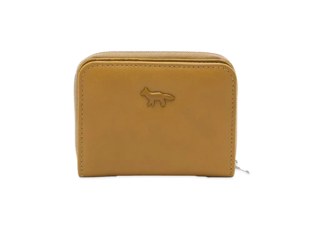Maison Kitsune Cloud Zip Wallet "Chino Beige"
