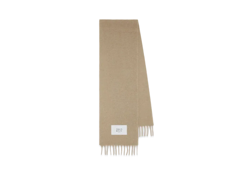 Maison Kitsune Baby Alpaca Scarf