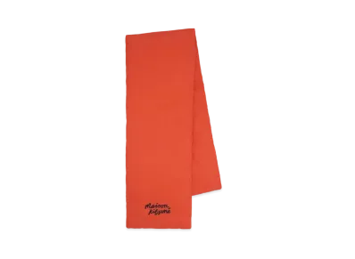 Maison Kitsune Puffer Scarf "Wild Strawberry"