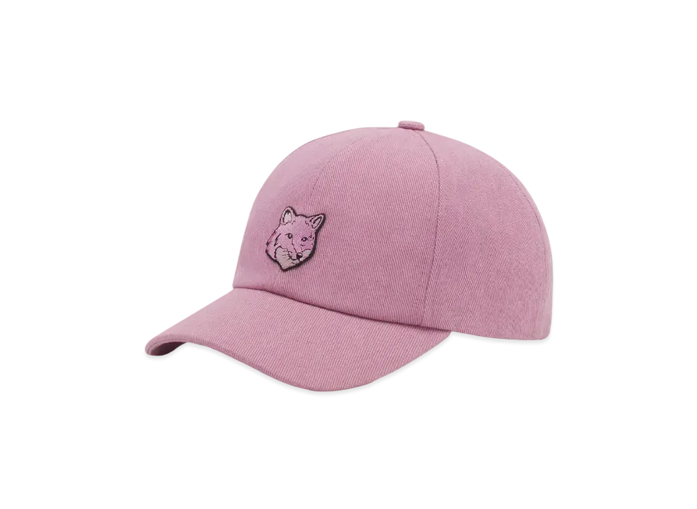 Maison Kitsune Bold Fox Head 6P Cap "Rosebud"