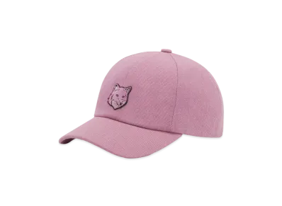 Maison Kitsune Bold Fox Head 6P Cap "Rosebud"