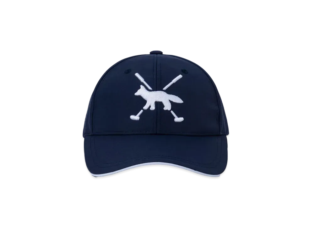 Maison Kitsune Golf Profile Fox Ball Cap "Navy"