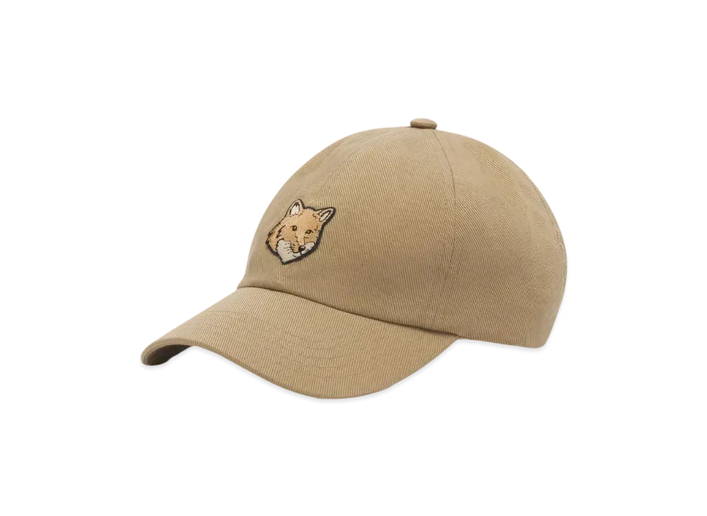 Maison Kitsune Bold Fox Head 6P Cap "Chino Beige"