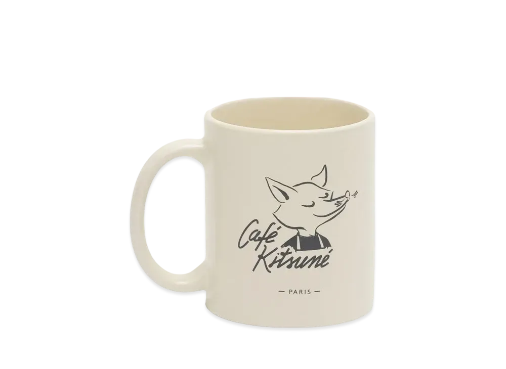 Maison Kitsune Cafe Kitsune Barista Fox Mug "Tapioca"