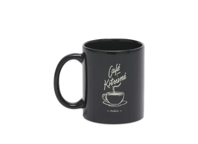 Maison Kitsune Cafe Kitsune Coffee Cups Mugs "Black"