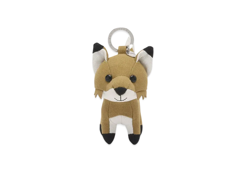 Maison Kitsune Fox Bag Charm "Chesnut"