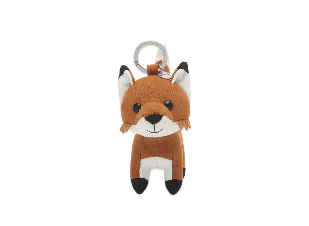 Maison Kitsune Fox Bag Charm "Fawn Brown"
