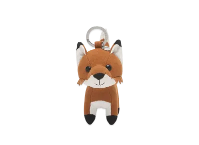 Maison Kitsune Fox Bag Charm "Fawn Brown"