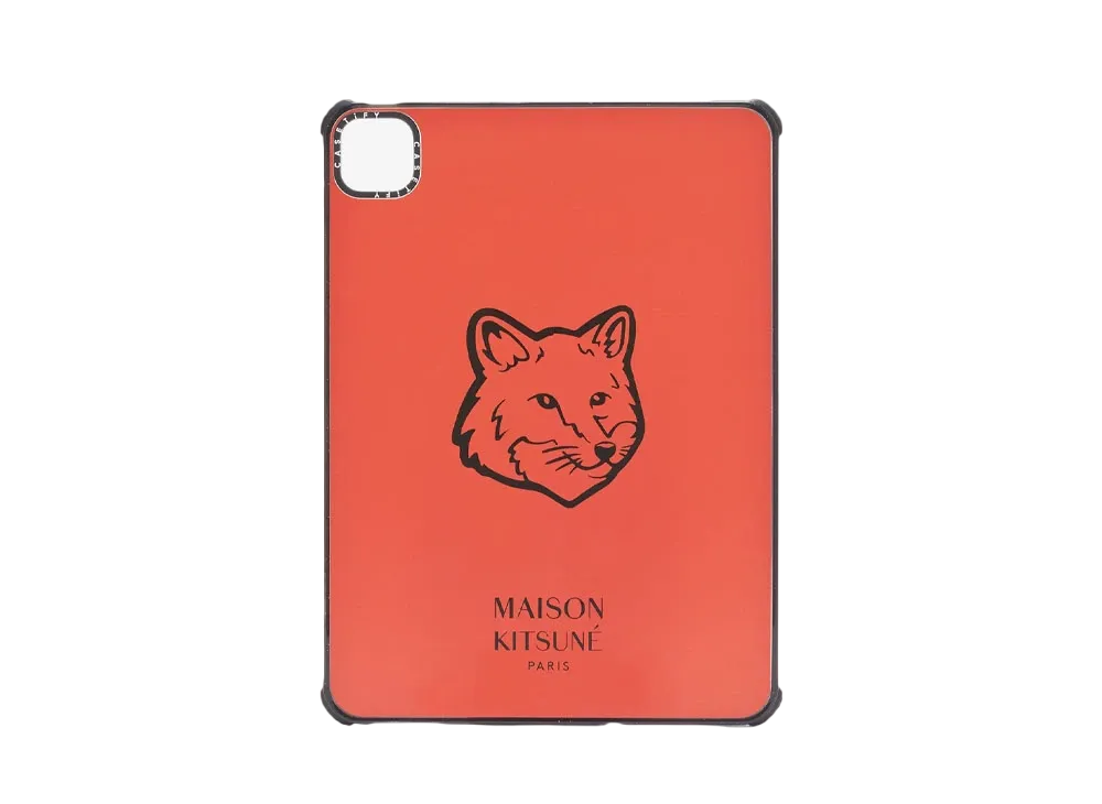 Maison Kitsune x CASETiFY Ipad Pro 11 Bold Fox Head Case "Autumn Red"