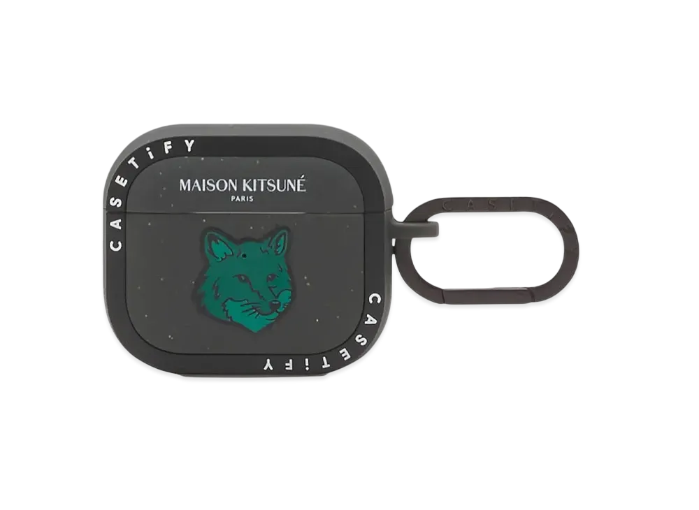 Maison Kitsune x CASETiFY Airpods Pro 2 Bold Fox Head Case "Conifer"