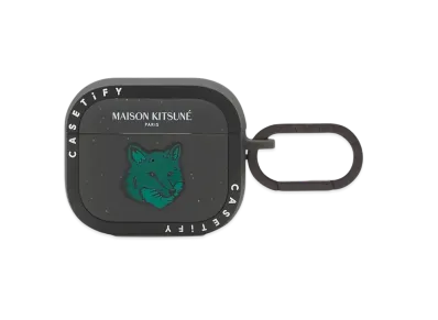 Maison Kitsune x CASETiFY Airpods Pro 2 Bold Fox Head Case "Conifer"