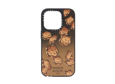 Maison Kitsune x CASETiFY Iphone 15 Pro / 16 Pro / Max Glam Fox Case "Copper"