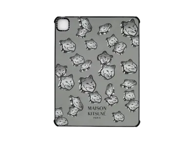 Maison Kitsune x CASETiFY Ipad Pro 11 Glam Fox Case "Silver"
