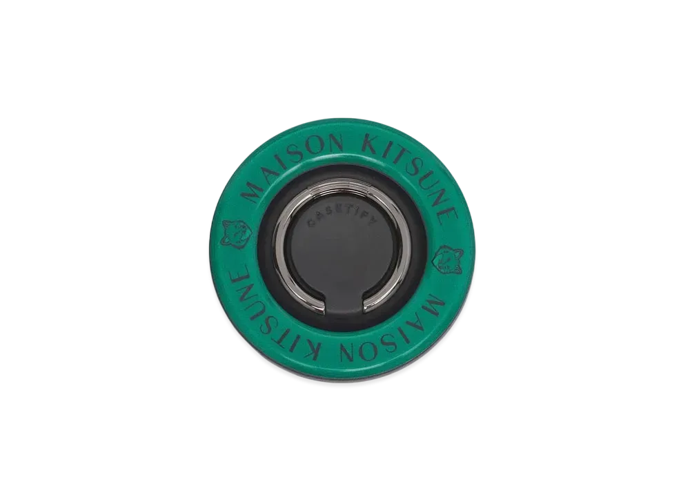 Maison Kitsune x CASETiFY Bold Fox Head Ring Holder "Conifer"