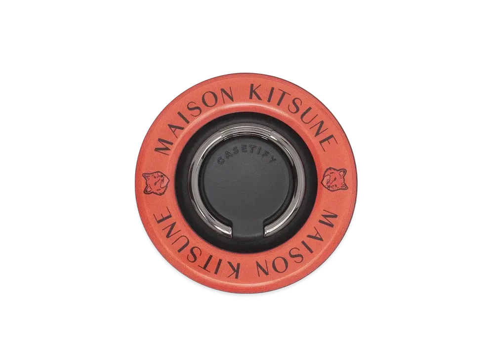 Maison Kitsune x CASETiFY Bold Fox Head Ring Holder "Autumn Red"