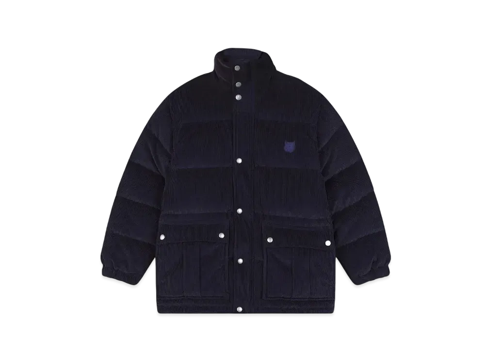 Maison Kitsune Corduroy Puffer Jacket "Navy"