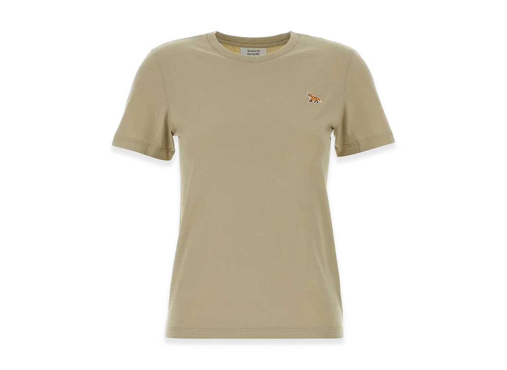 Maison Kitsune Women's Cotton T-Shirt "Beige"