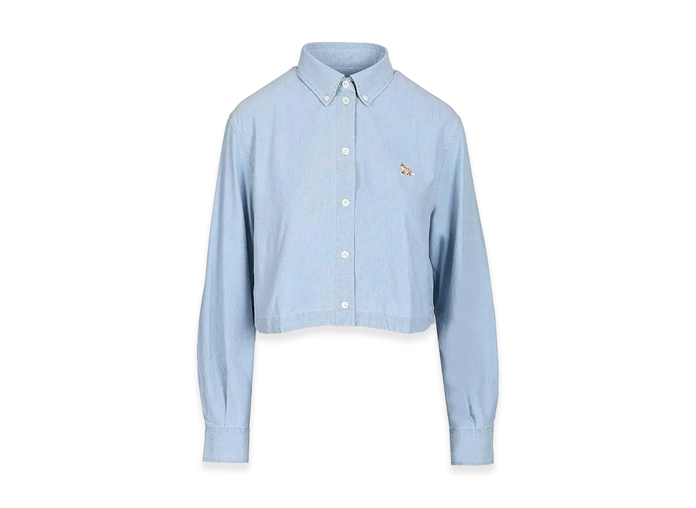 Maison Kitsune Women's Shirts "Light Blue"