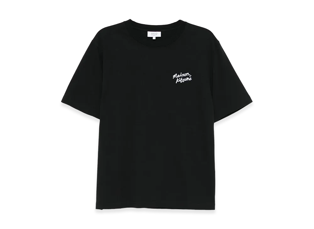 Maison Kitsune Handwriting Comfort Fit T-Shirt "Black"
