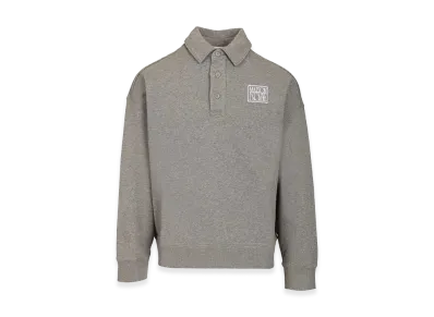 Maison Kitsune Oversized Polo Sweatshirt "Grey"