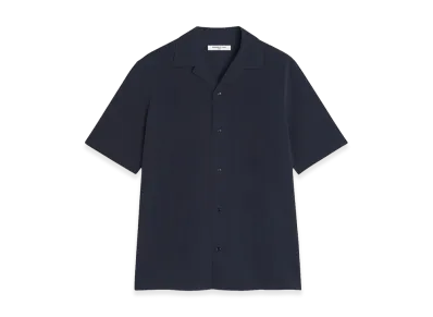 Maison Kitsune Seersucker Resort Shirt "Classic"