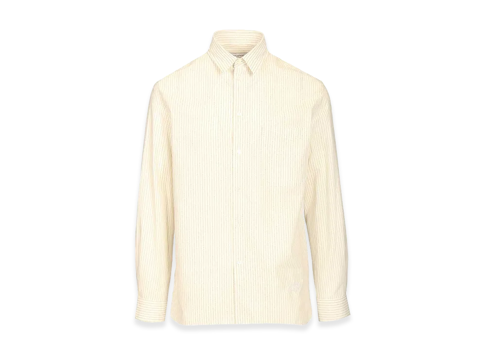 Maison Kitsune Striped Oversize Shirt "White"
